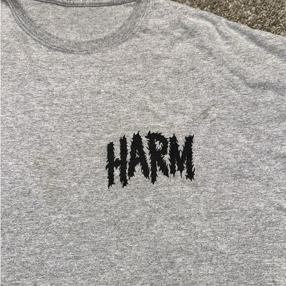HARM LA Grindcore Band Tee Men’s 25x28.5 Aldubber Music Hardcore - Picture 4 of 5